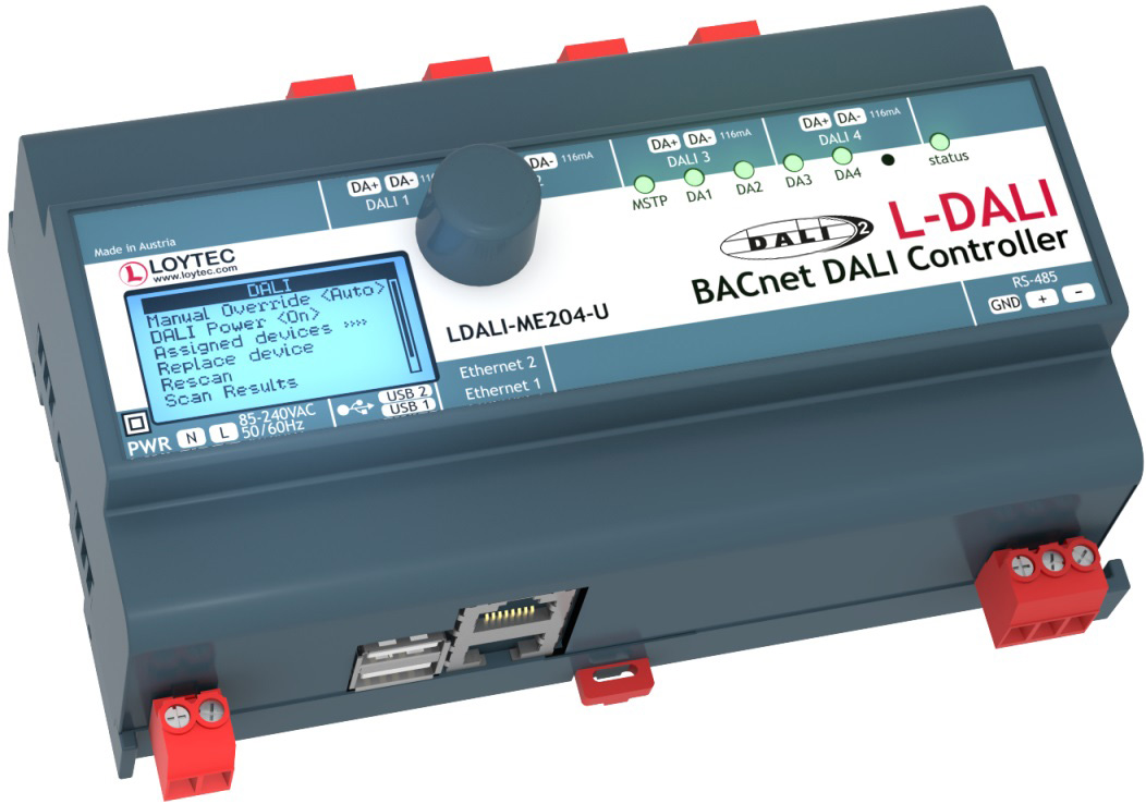 LDALI-ME204-U BACnet/DALI Controller