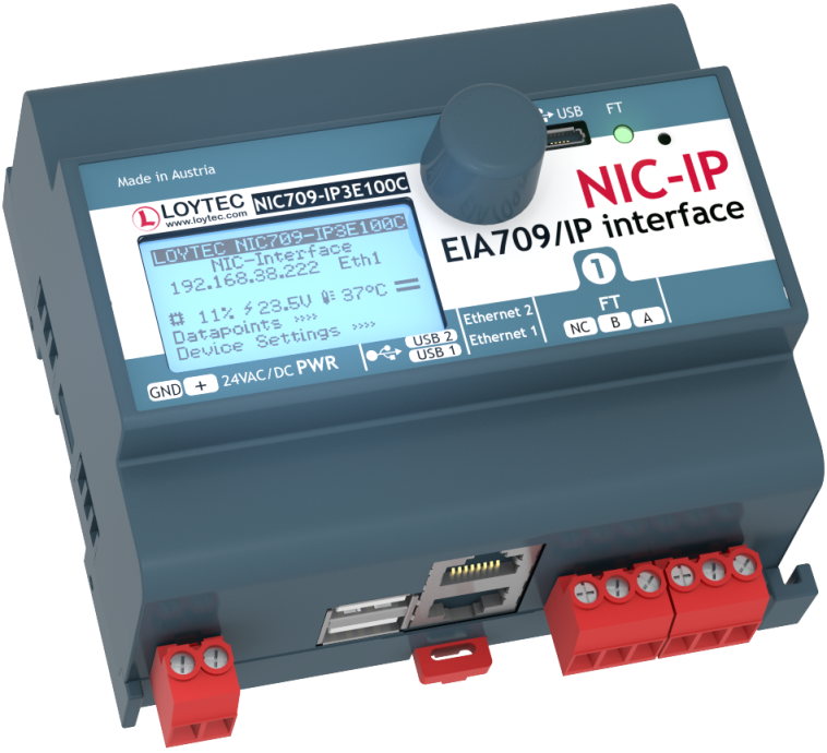 NIC709-IP3E100C Remote network interface