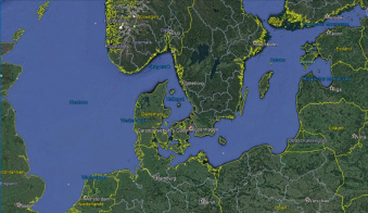 scandinavia map
