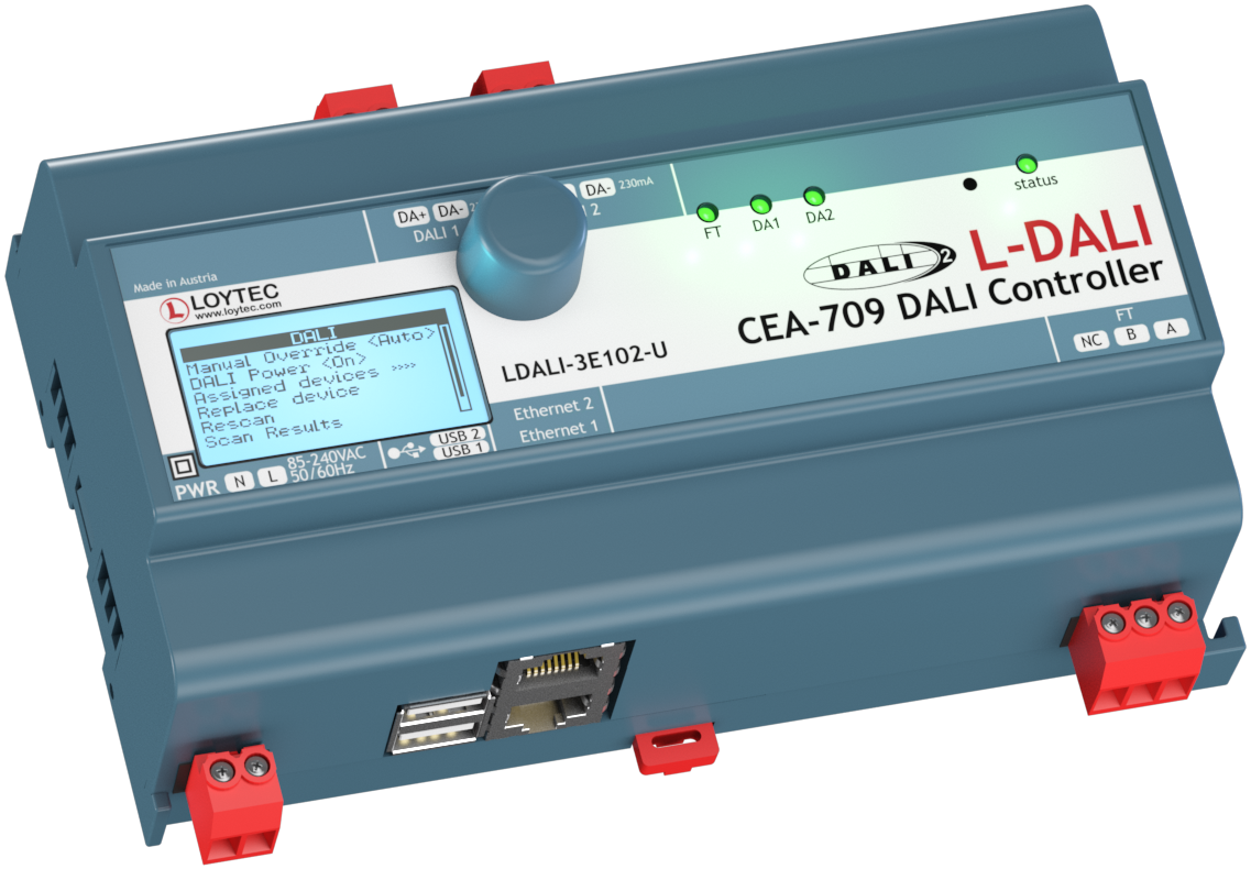 LDALI-3E102-U CEA‑709/DALI Controller