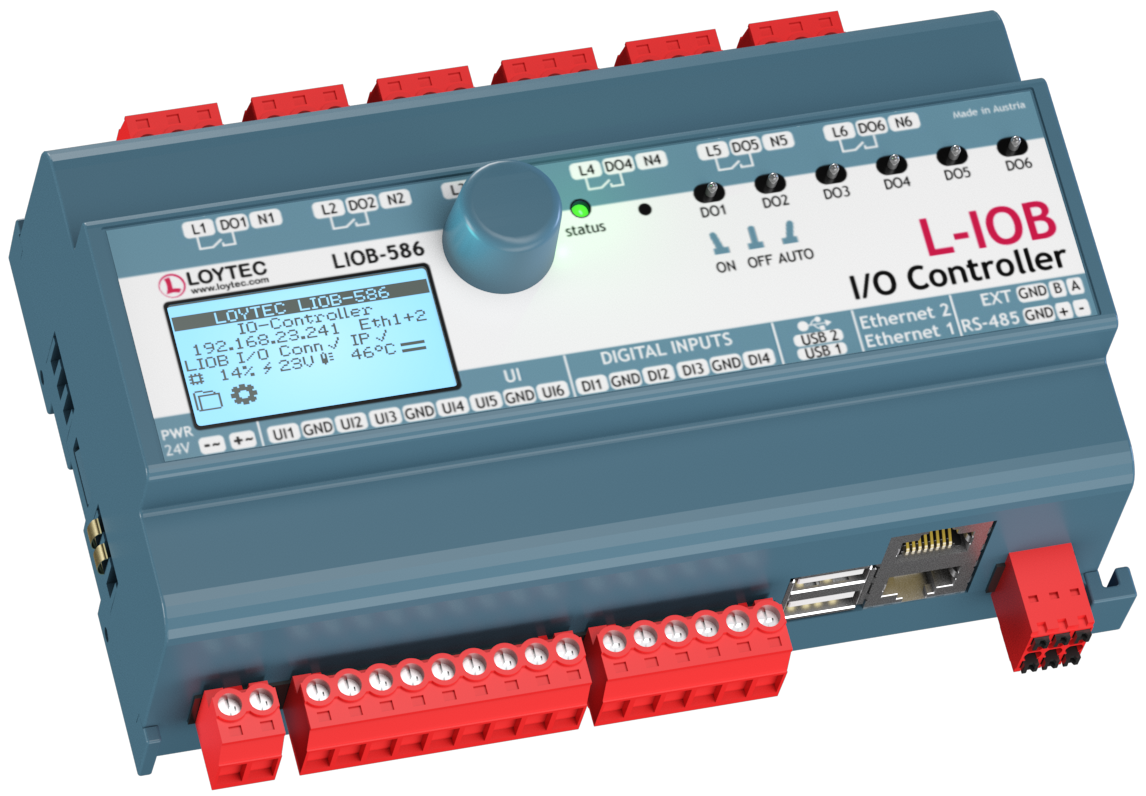 Denkovi DAEnetIP2 Ethernet I/O Data Acquisition Controller - 16 Digital Outs, 8 Analog Ins, SNMP